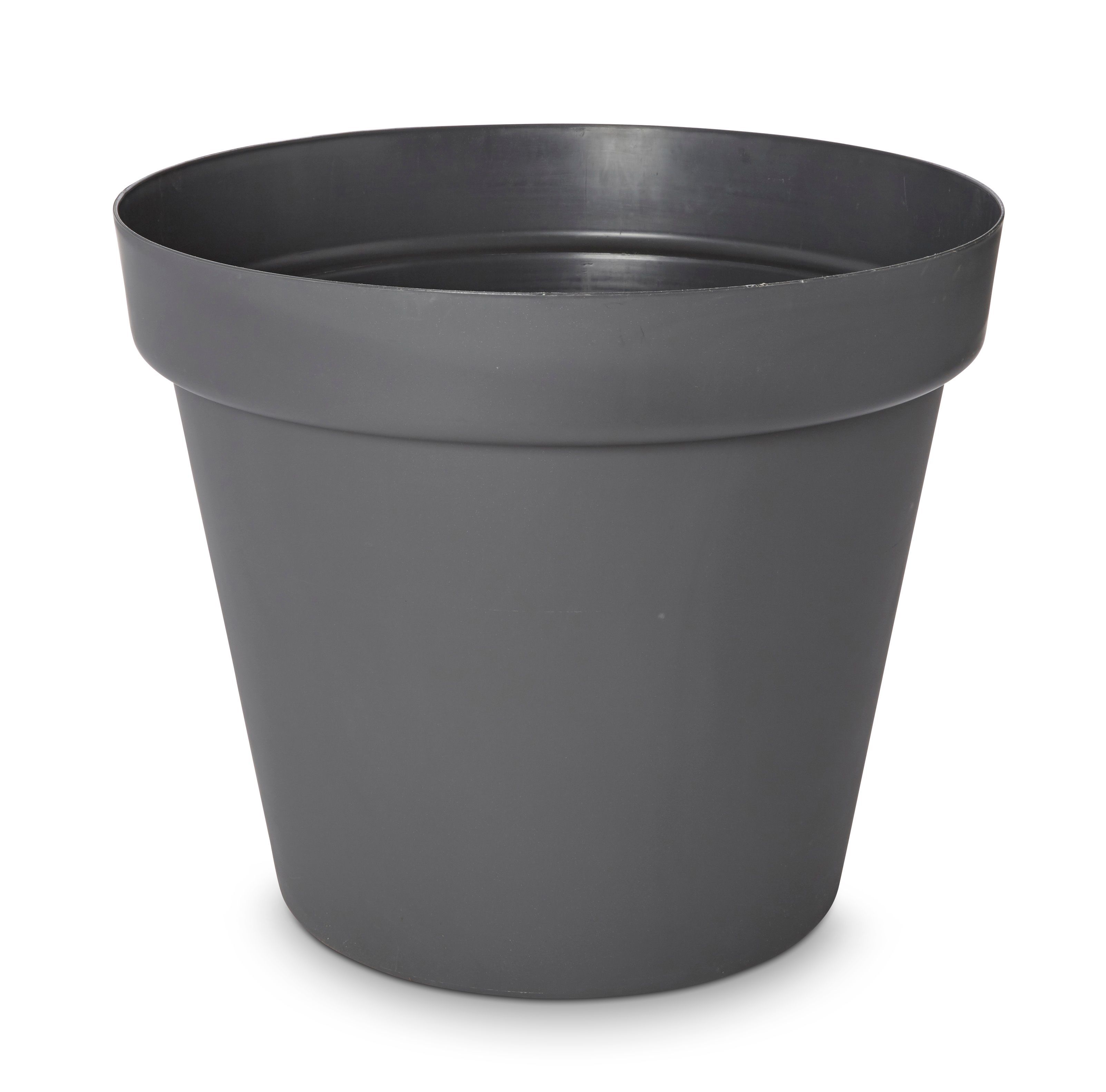 Verve Nurgul Dark Grey Plastic Circular Plant Pot (Dia)70Cm Price Comparisons | Compare The Build