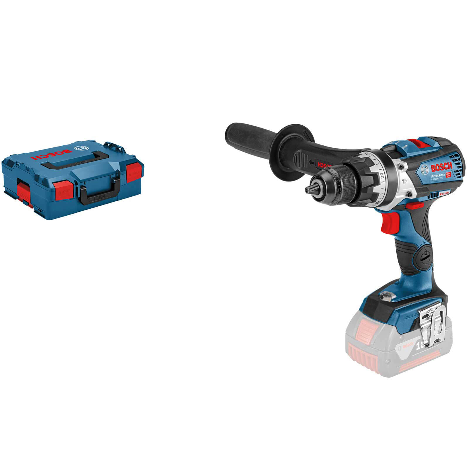 Bosch GSB 18V-110 18v Cordless Brushless Combi Drill Connect Ready No Batteries No Charger Case Price Comparisons | Compare The Build