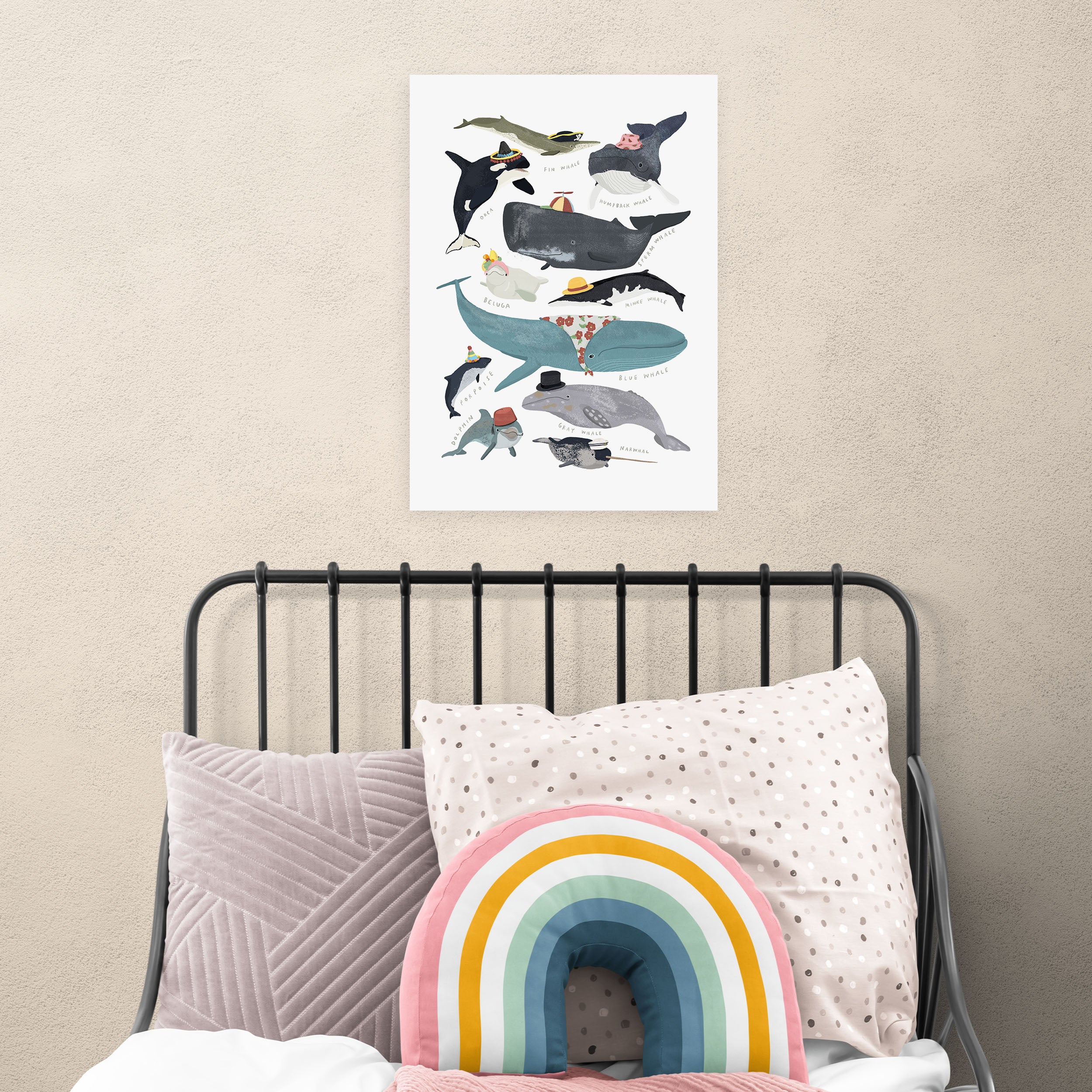 East End Prints Whales In Hats Print MultiColoured Price Comparisons | Compare The Build