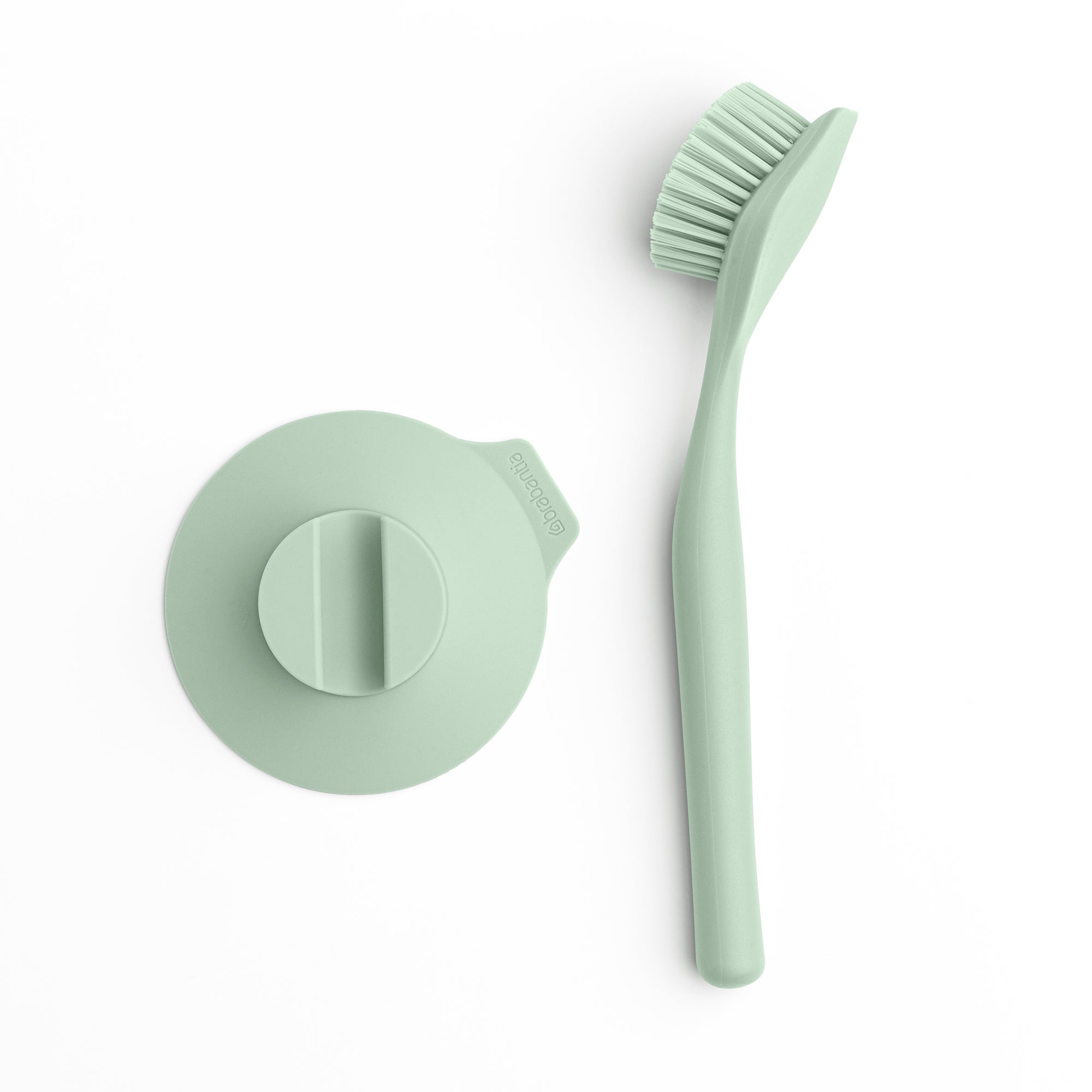 Brabantia Dish Brush with Suction Cup Holder Jade Green Green | Compare The Build