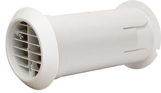 Manrose Deluxe White Ducting with Back Draught Shutter Internal Fit Wall Kit 100mm - DHRIWKWBS Price Comparisons | Compare The Build