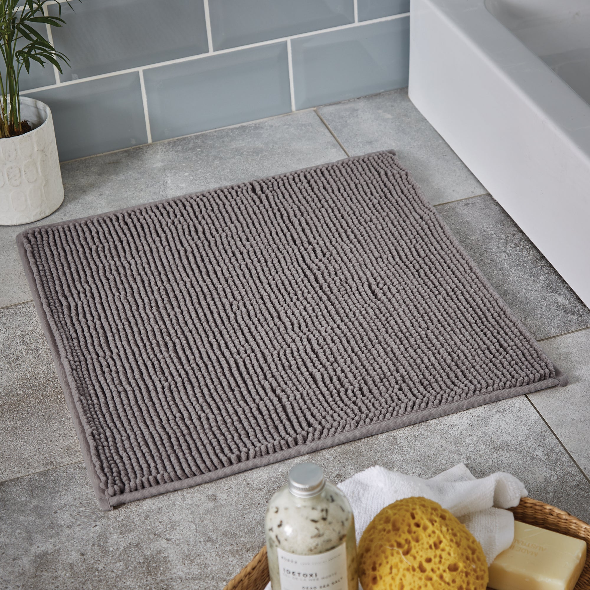 Stone Mini Bobble Shower Mat Brown Price Comparisons | Compare The Build