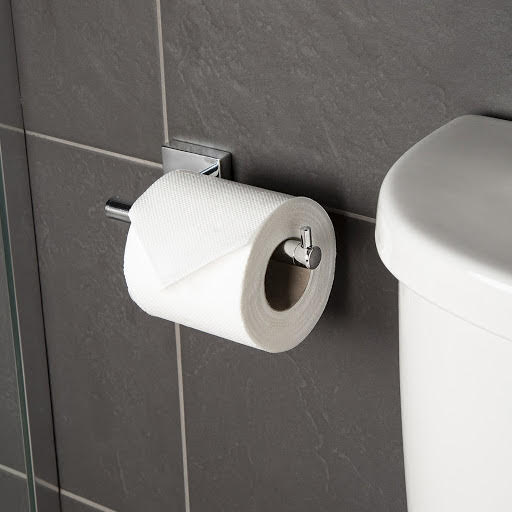 Croydex Chester Flexi-Fix Chrome Wall Hung Toilet Roll Holder - QM441141 Price Comparisons | Compare The Build