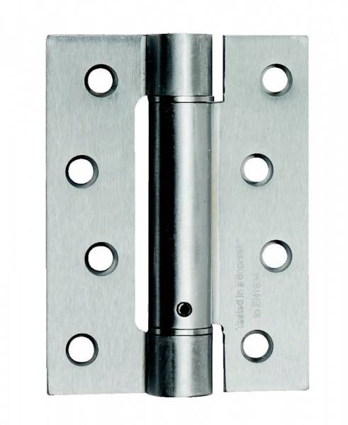 Satin Chrome Single Action Spring Hinge 102mm x 76mm Pack of 3 Price Comparisons | Compare The Build