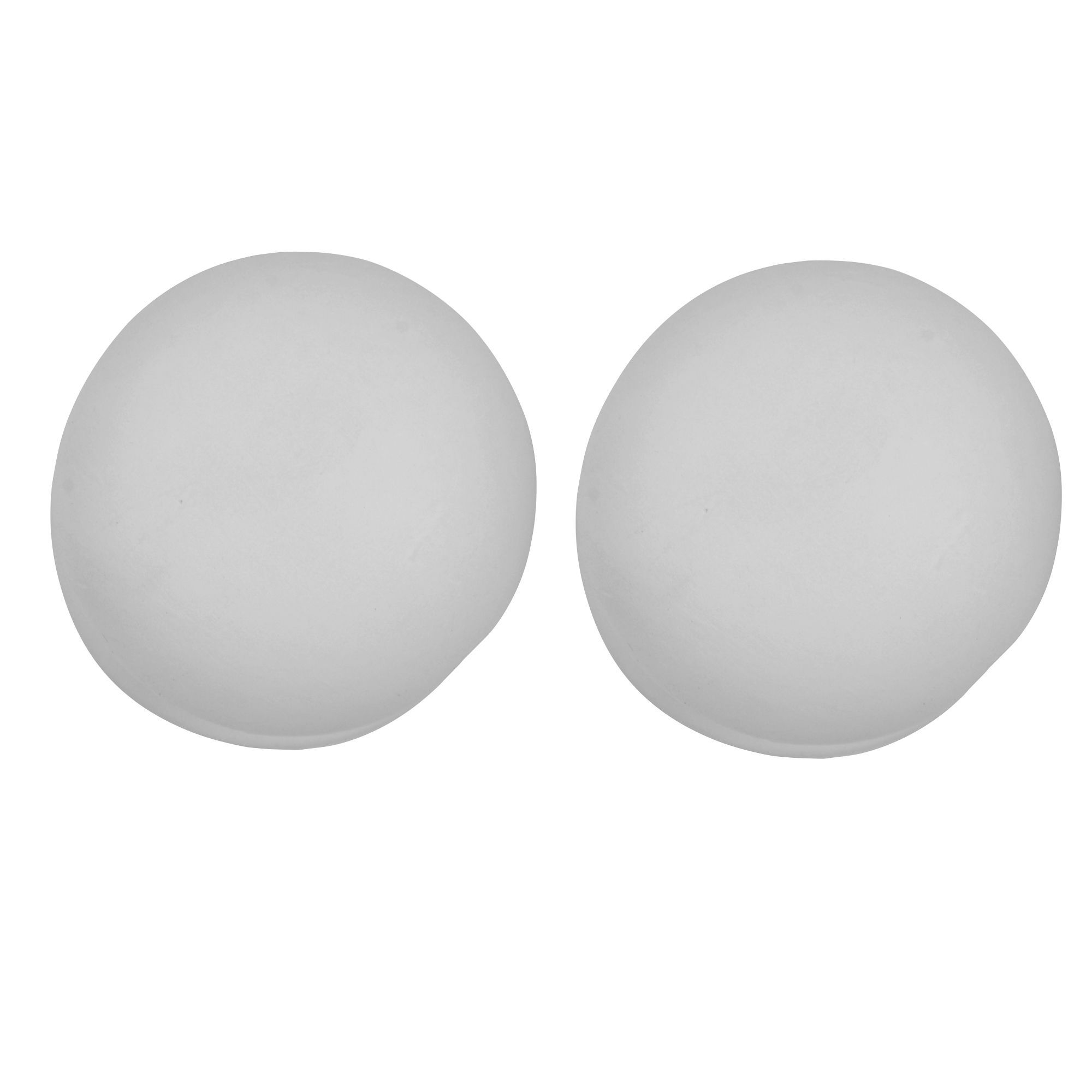 White Painted Wood Round Door Knob (Dia)56.55mm, Pair Price Comparisons | Compare The Build