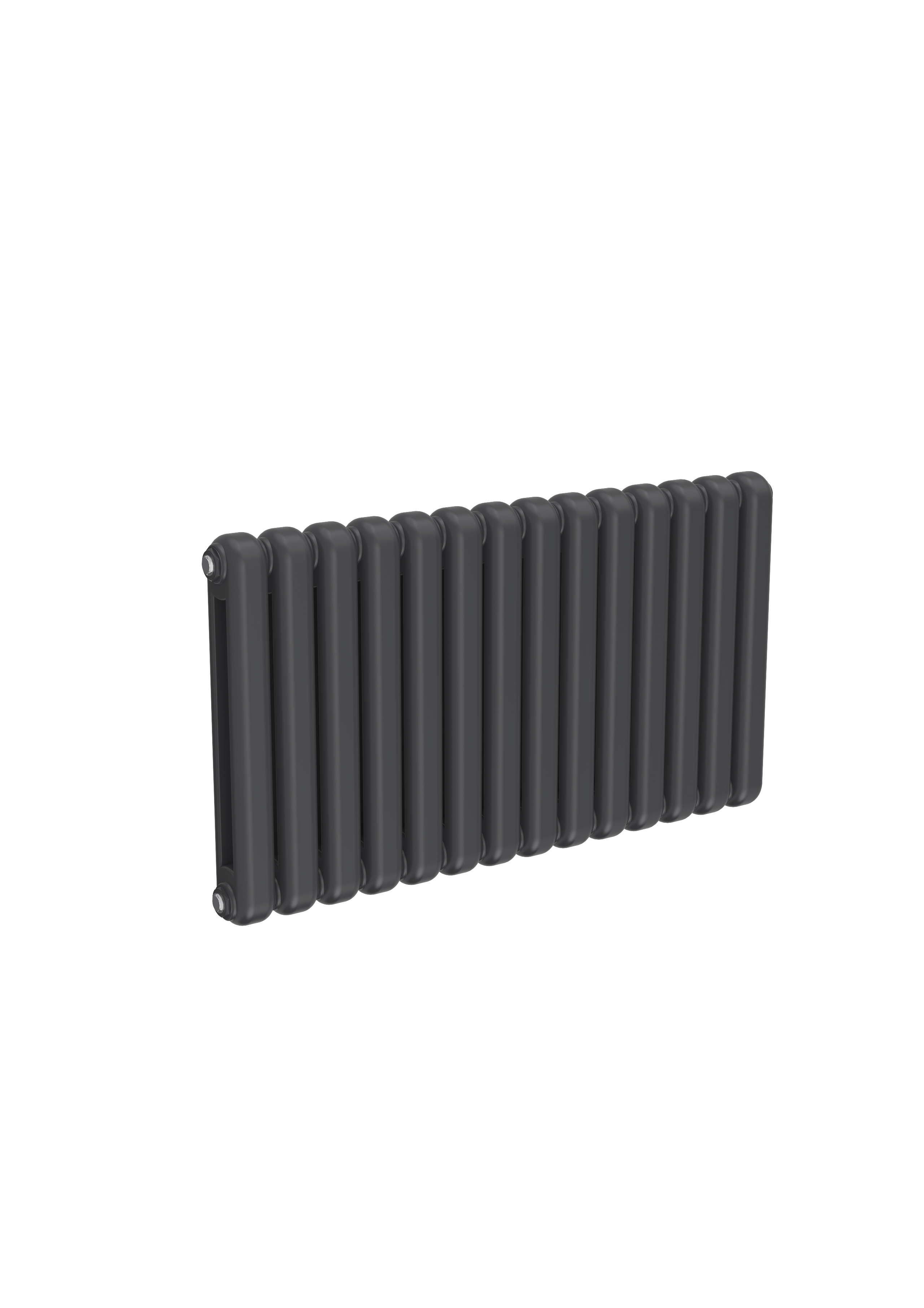 Reina Coneva Column Horizontal Radiator, Anthracite, 550mm x 1000mm - Double Panel | Compare The Build