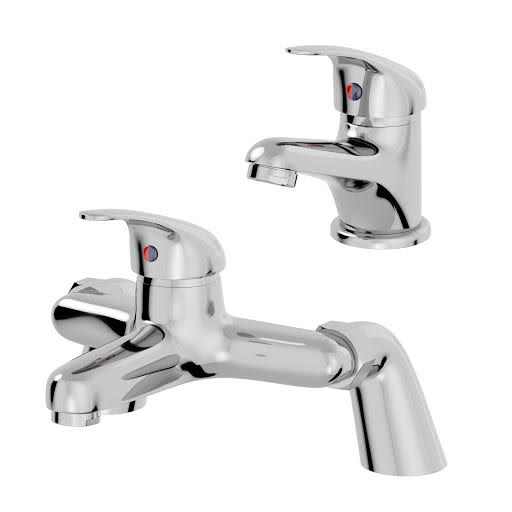 Essentials Basin Mixer Tap and Bath Mixer Tap Set Price Comparisons | Compare The Build