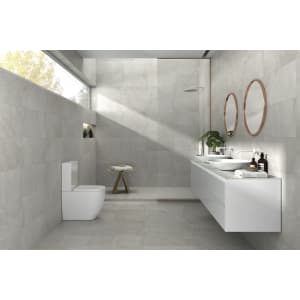 Wickes Boutique Lava Bone Matt Porcelain Wall & Floor Tile - 600 x 300mm - Pack of 7 Price Comparisons | Compare The Build