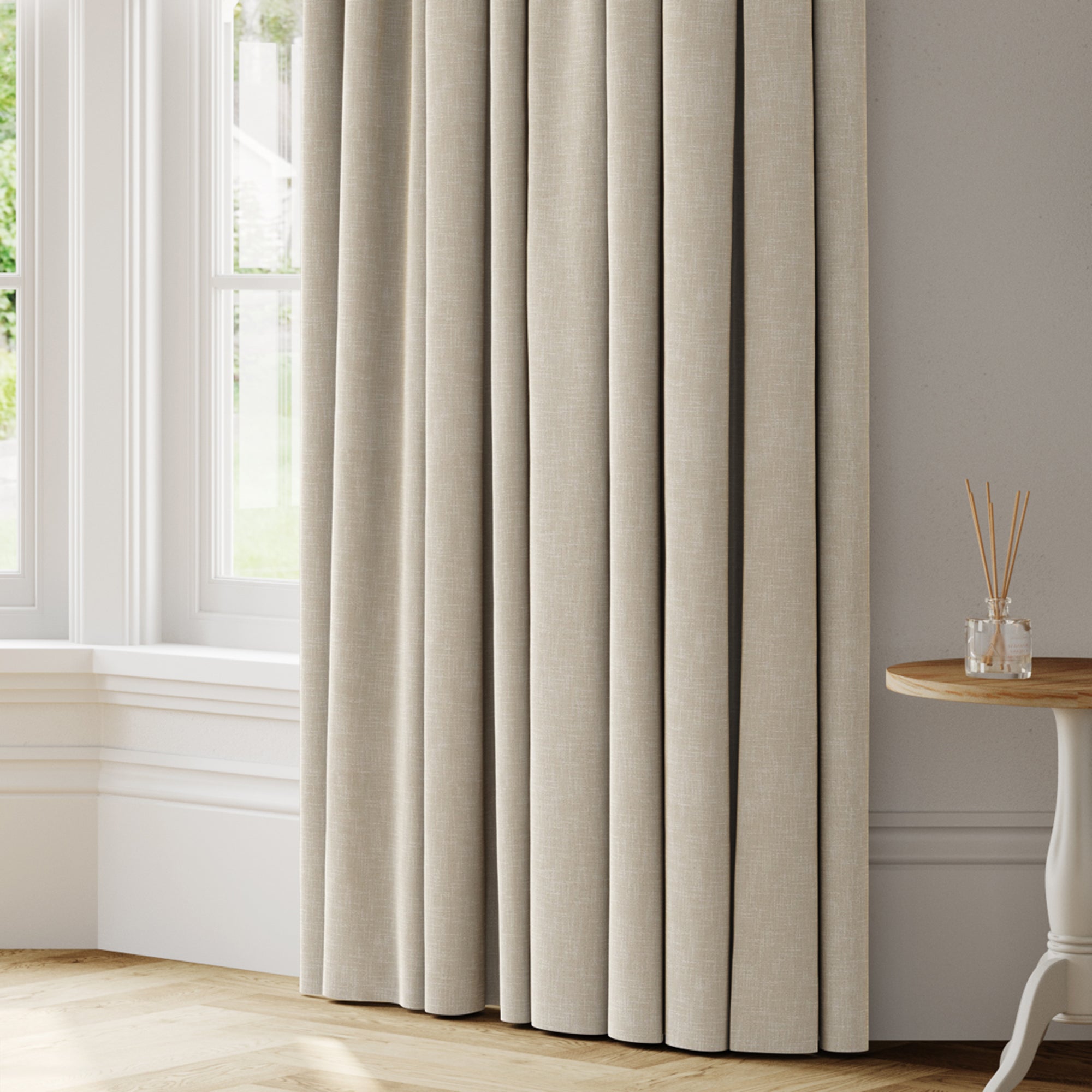 Hessian Made to Measure Curtains natural Price Comparisons | Compare The Build