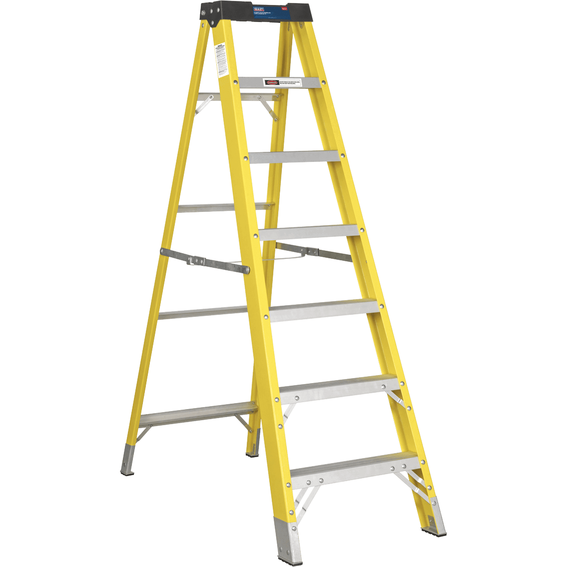 Sealey Trade Fibreglass Step Ladder 6 Price Comparisons | Compare The Build