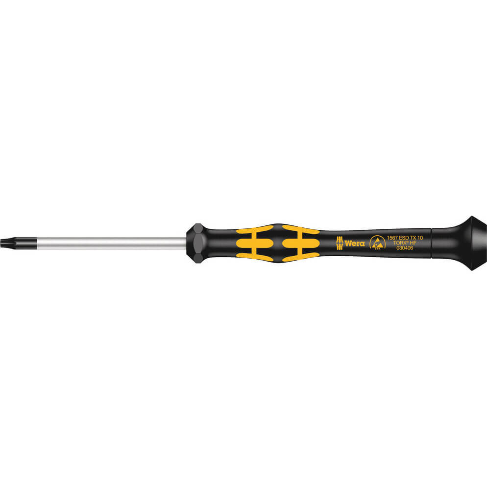 Wera Kraftform 1567 Torx HF Micro ESD Screwdriver T10 60mm Price Comparisons | Compare The Build