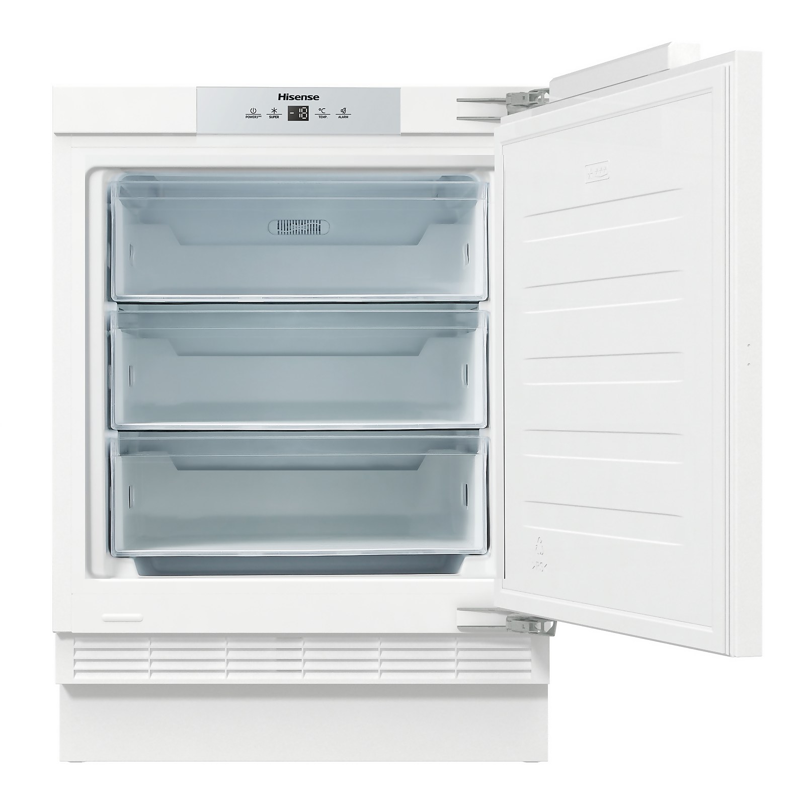 Hisense FUV124D4AWE Integrated Under Counter Freezer Price Comparisons | Compare The Build