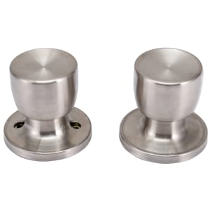 Passage Door Knob Satin Nickel - 1 Pair Price Comparisons | Compare The Build