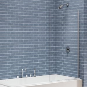 Nexa By Merlyn 6mm Square Fixed Panel Bath Screen - 1500 x 800mm Price Comparisons | Compare The Build