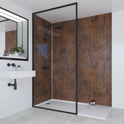 Multipanel Linda Barker Bathroom Wall Panel Corten Elements Unlipped 2400 x 598mm - ML8832STD Price Comparisons | Compare The Build