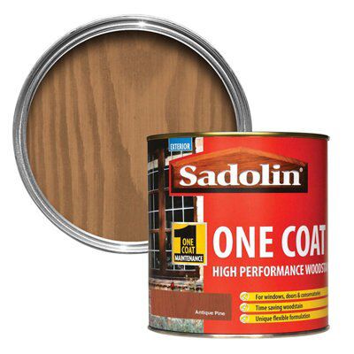 Sadolin Antique Pine Semi-Gloss Wood Stain, 1L Price Comparisons | Compare The Build