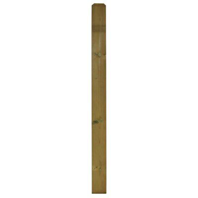 Spruce Modern Deck Post (H)1.21M (W)80mm | Compare The Build