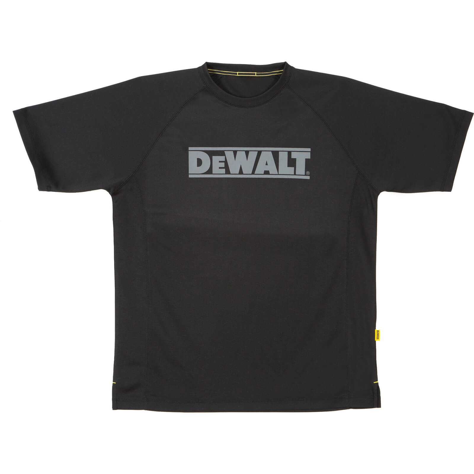 DeWalt Easton Mens PWS Performance T Shirt Black L Price Comparisons | Compare The Build