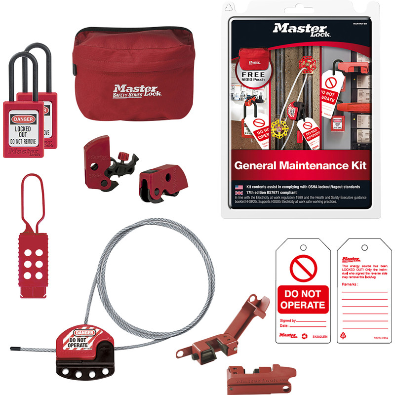 Master Lock General Maintenance Lockout Kit | Compare The Build