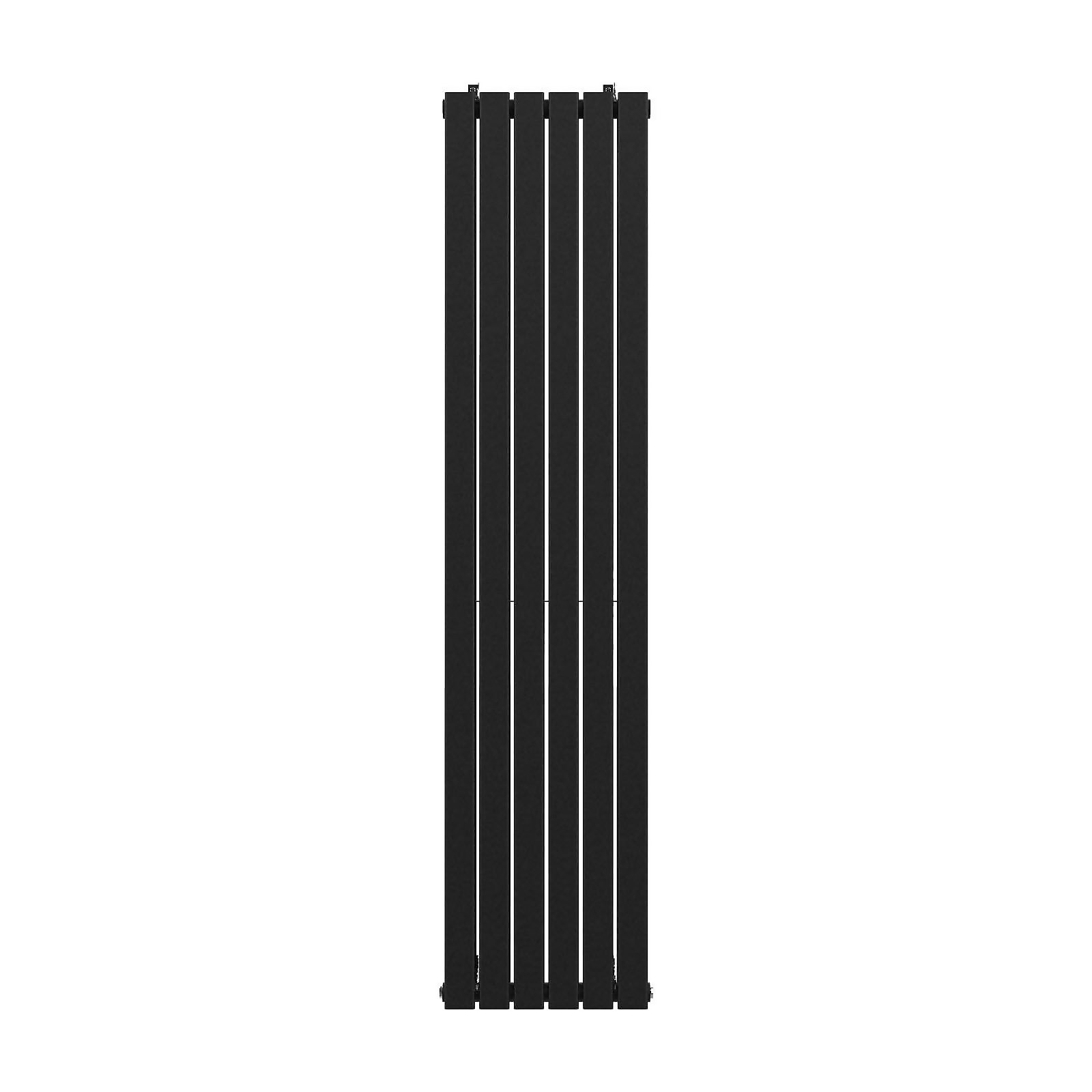 VURTU1 Vertical Double Panel Radiator 1800mm x 410mm - Black Price Comparisons | Compare The Build