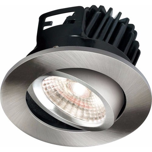 KnightsBridge FireKnight Tilt 7W IP20 LED Downlight With Brushed Chrome Bezel - Cool White Price Comparisons | Compare The Build