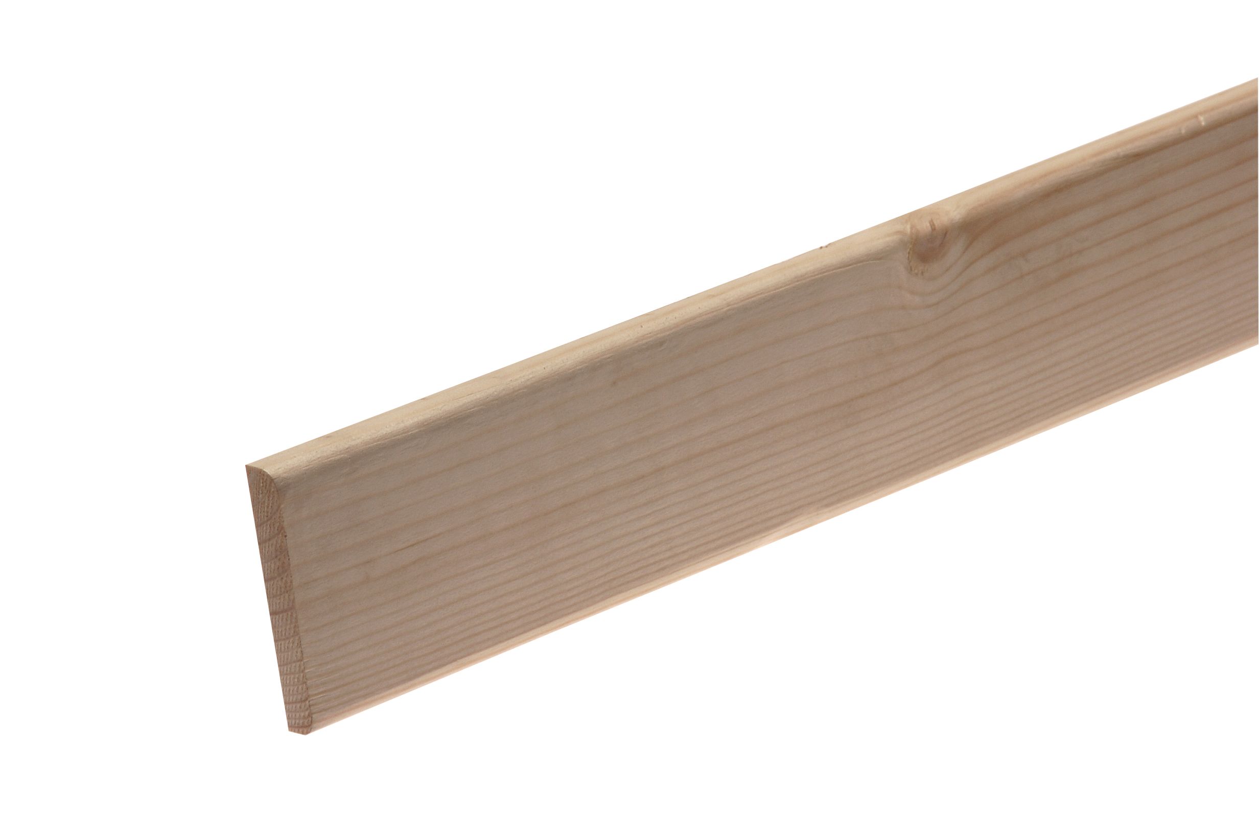 Planed Natural Pine Bullnose Architrave (L)2.1m (W)69mm (T)12mm, Pack of 5 Price Comparisons | Compare The Build