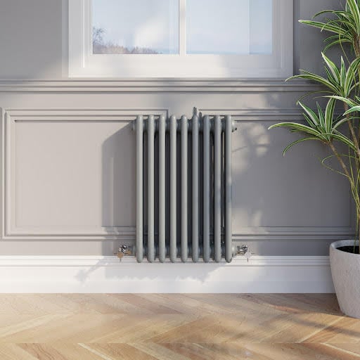 Park Lane Traditional Colosseum Triple Bar Column Radiator Anthracite 600 x 425mm Price Comparisons | Compare The Build