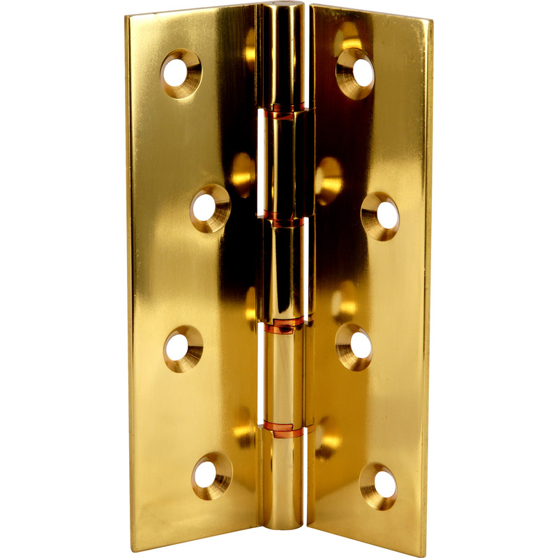 Eclipse Double Phosphor Bronze Washered Hinge 102 x 67mm (2 Pack) in Brass Price Comparisons | Compare The Build