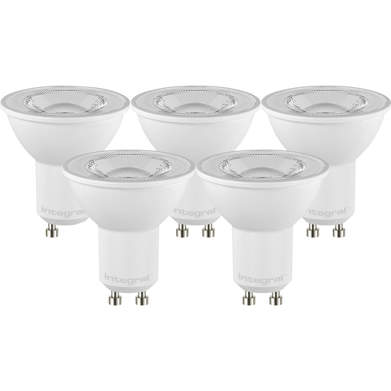 Integral LED Classic GU10 Dimmable Lamp 5.7W Daylight 600lm (5 Pack) Price Comparisons | Compare The Build