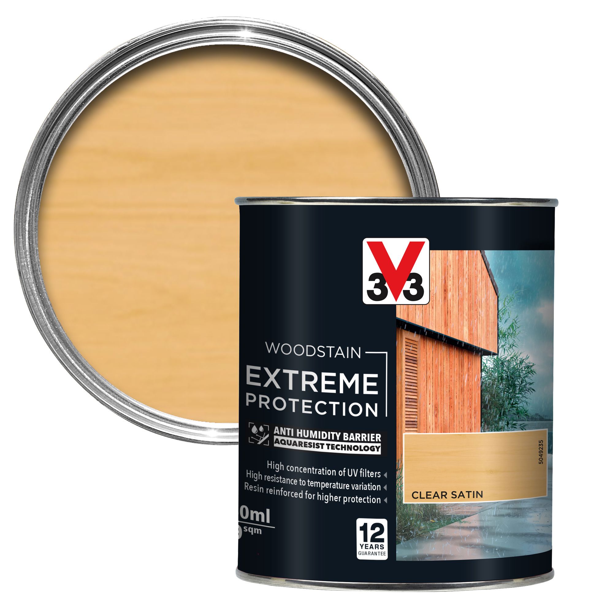 V33 Extreme Protection Clear Satin Wood Stain, 750Ml Price Comparisons | Compare The Build