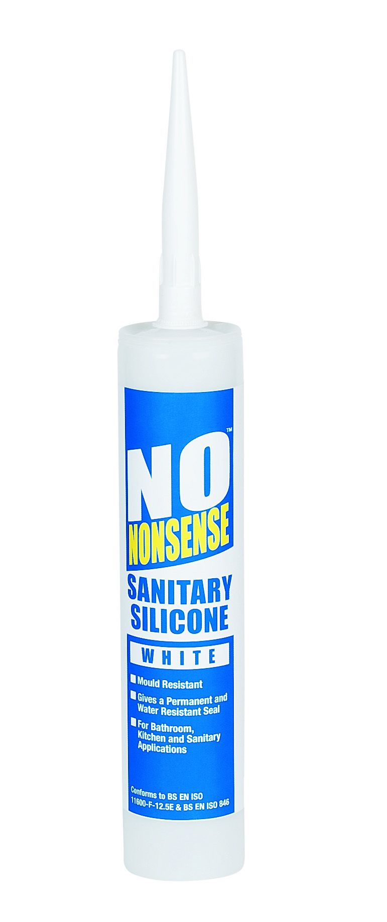 No Nonsense Mould resistant White Silicone-based Sanitary sealant, 310ml Price Comparisons | Compare The Build