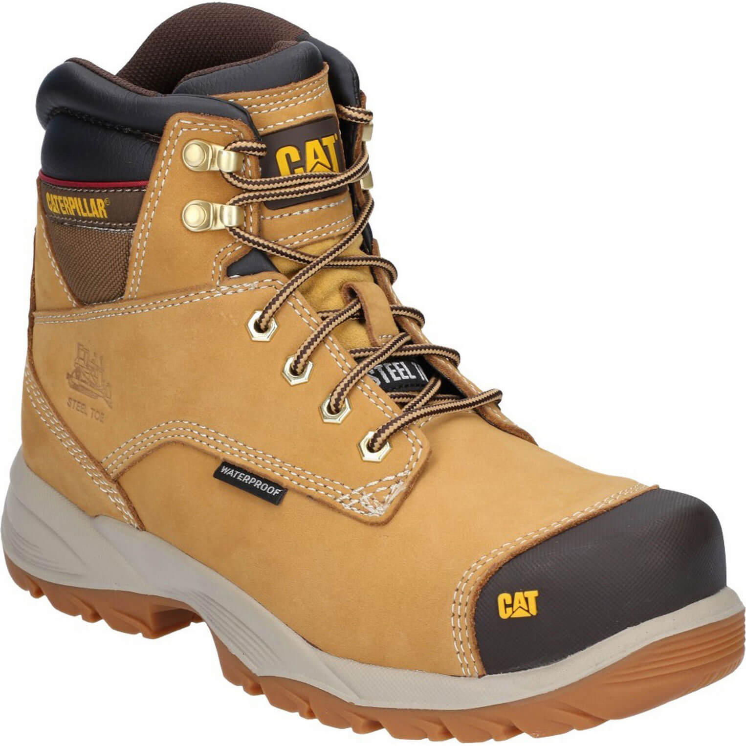 Caterpillar Spiro Waterproof Safety Boot Honey Size 12 Price Comparisons | Compare The Build