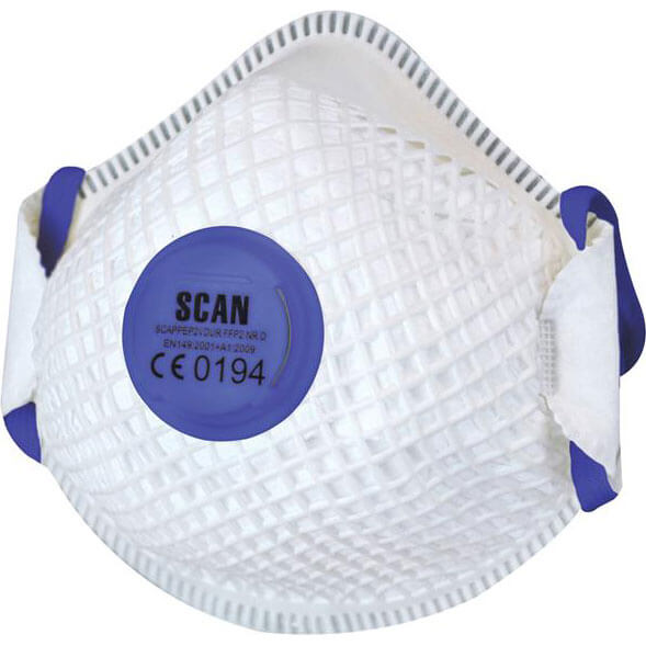 Scan FFP2 Moulded Duranet Disposable Mask Pack of 2 Price Comparisons | Compare The Build