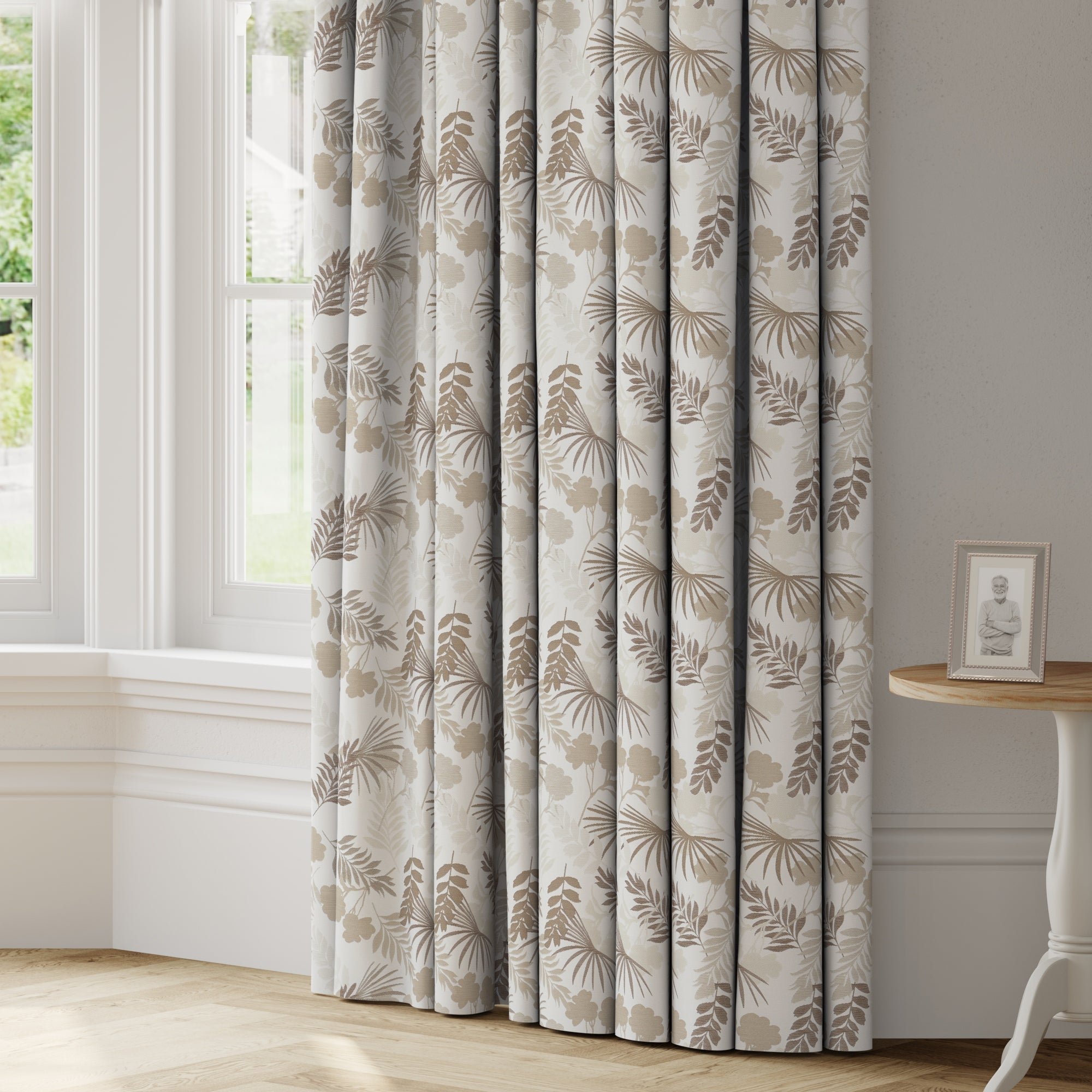 Tropical Made to Measure Curtains Brown/Grey Price Comparisons | Compare The Build