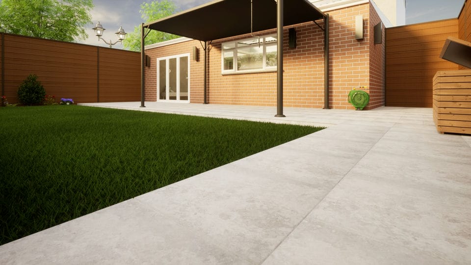 Porcelain Paving - 600mm x 600mm x 20mm Silver Contro Price Comparisons | Compare The Build