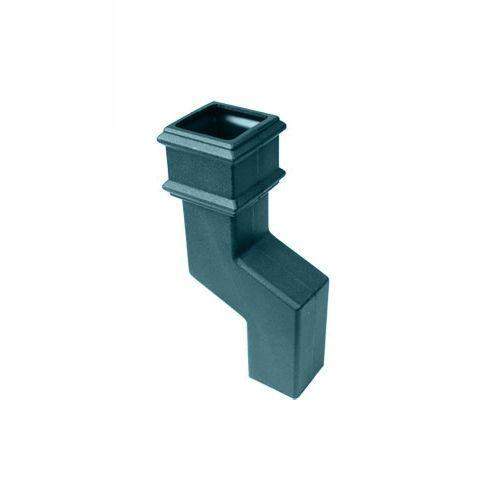 Cascade Cast Iron Style 150mm Square Downpipe Offset Bend - Green Plastic BR5150CI/GN Price Comparisons | Compare The Build