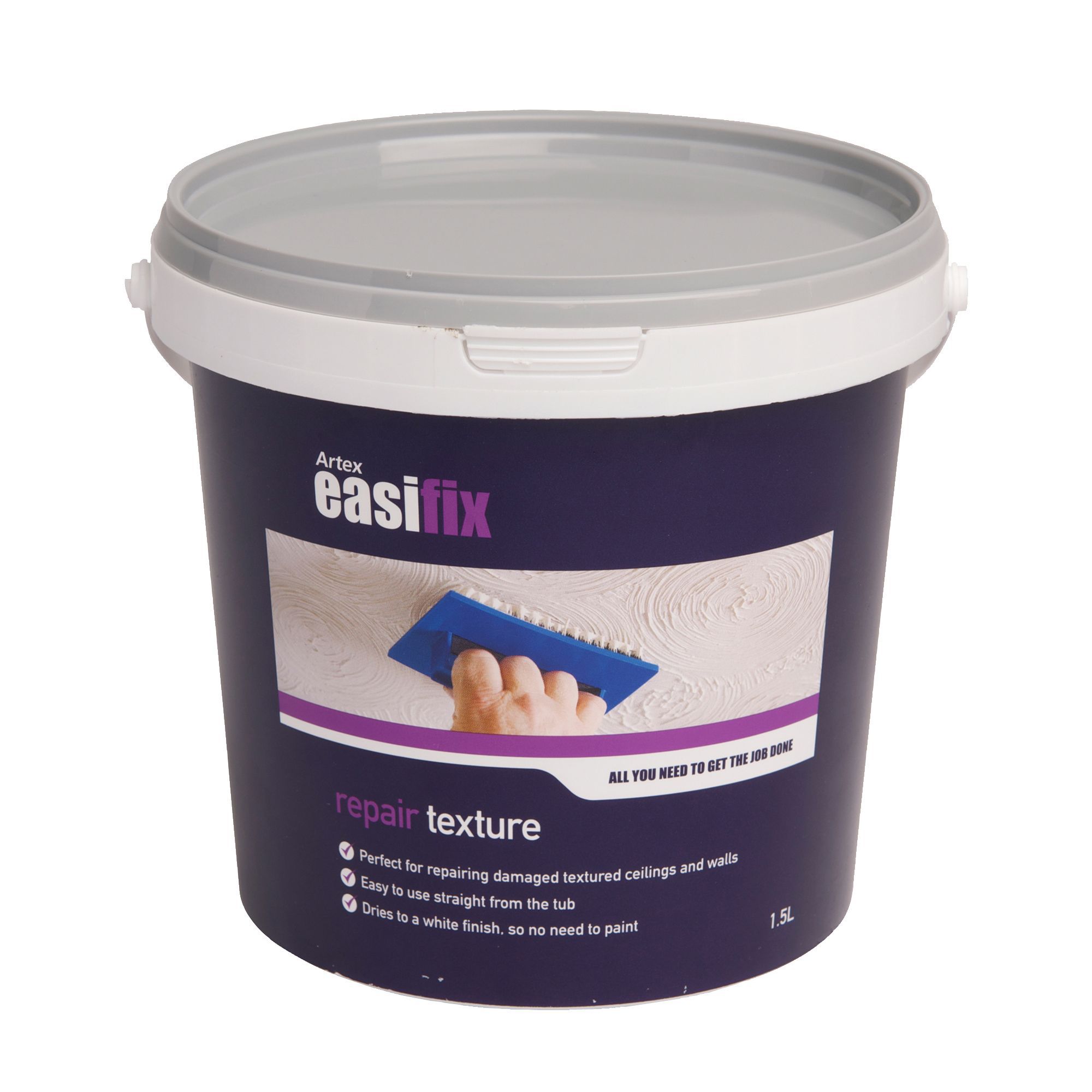 Artex Easifix Brilliant White Texture Repair, 1500G Price Comparisons | Compare The Build