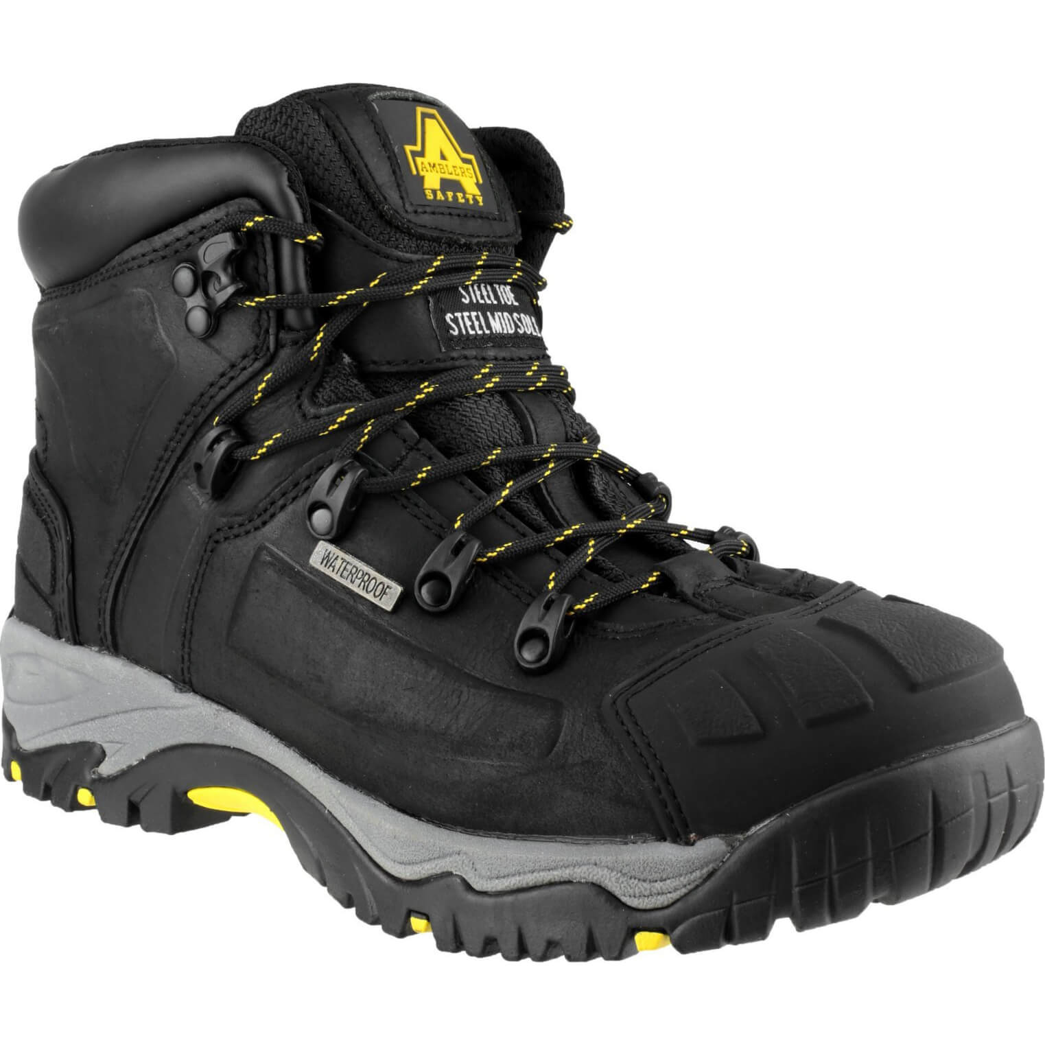 Amblers Safety As803 Waterproof Wide Fit Safety Boot Black Size 7 Price Comparisons | Compare The Build