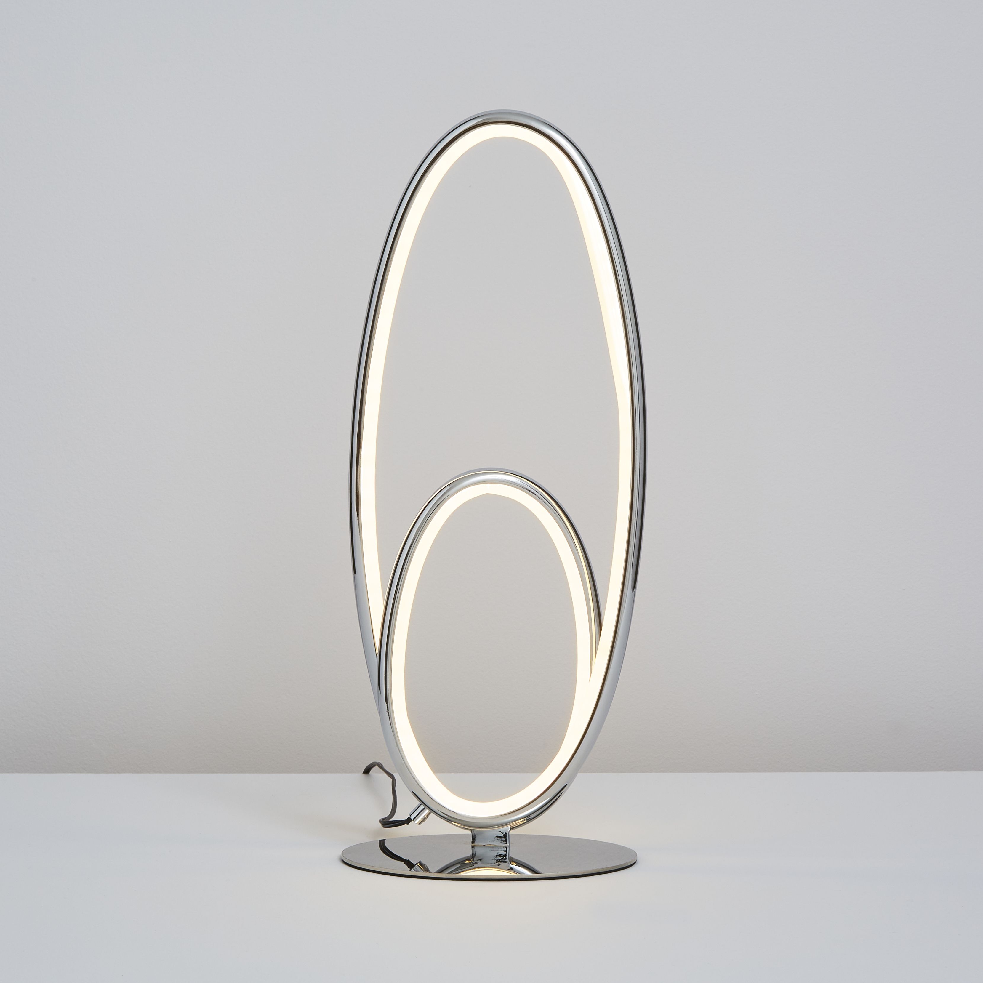 Inlight Davida Spiral Polished Chrome Effect Led Table Lamp Price Comparisons | Compare The Build