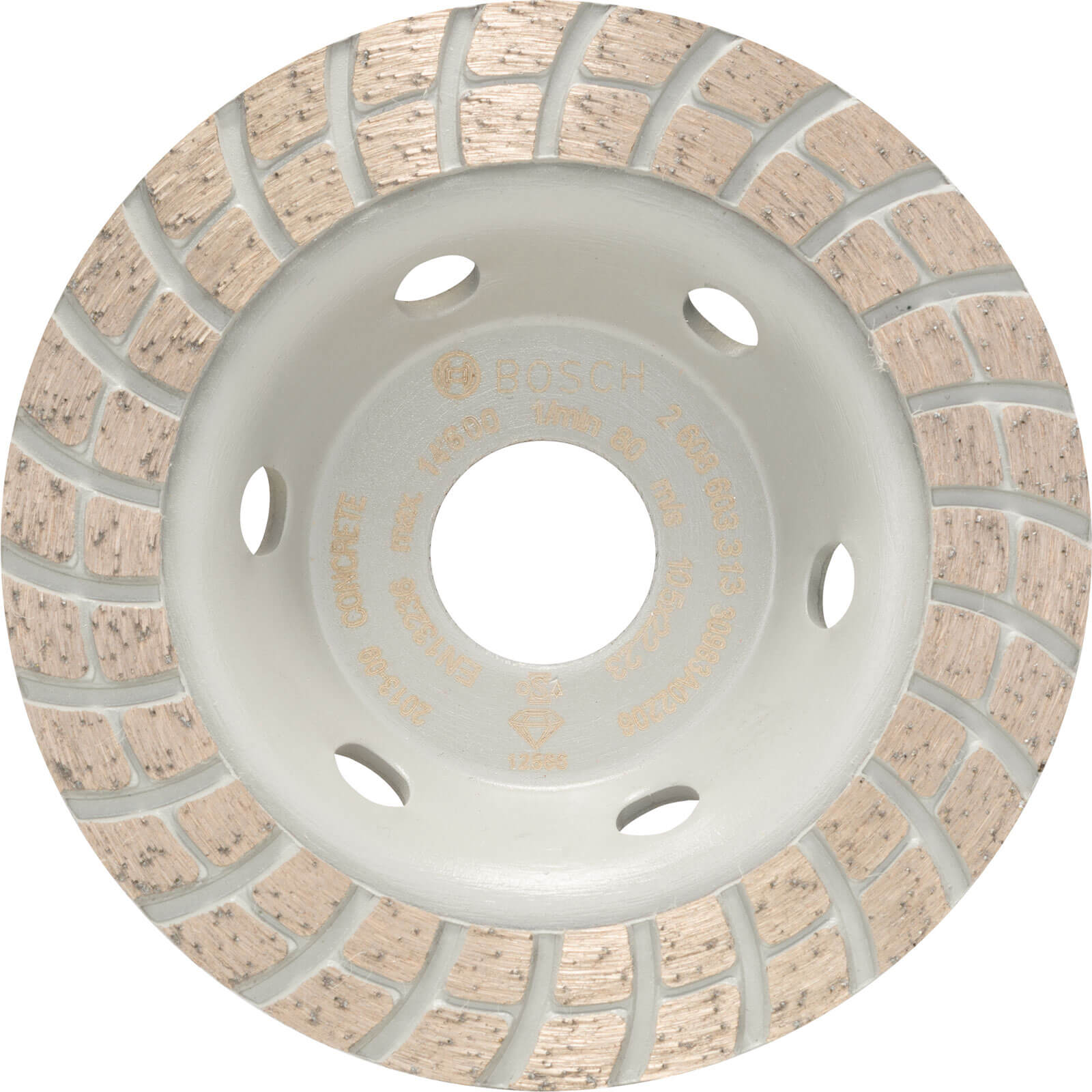 Bosch Standard Concrete Turbo Diamond Grinding Head 105mm 105mm Price Comparisons | Compare The Build