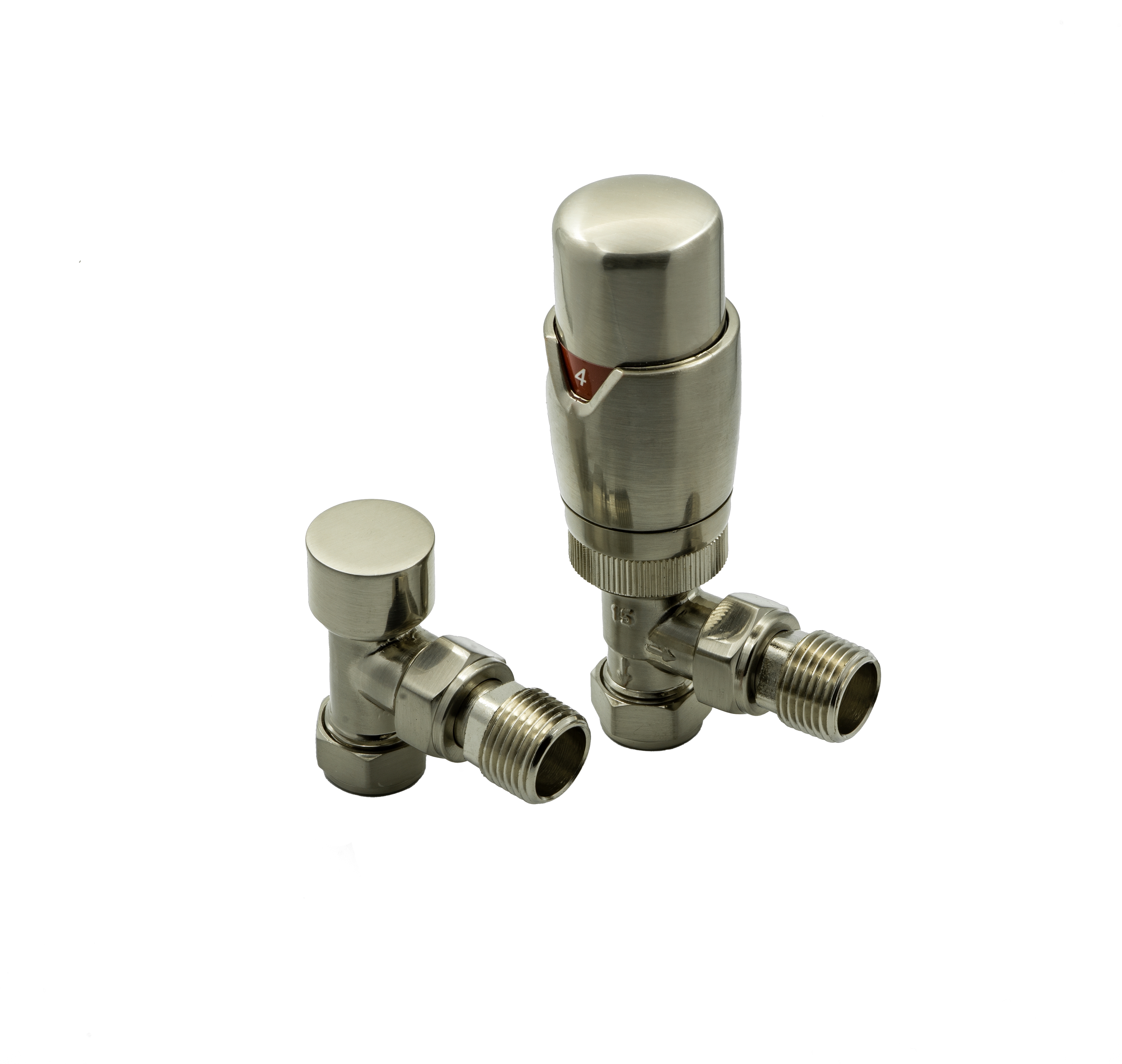 Reina Thermostatic Valves, Modal, Nickel Angled Price Comparisons | Compare The Build