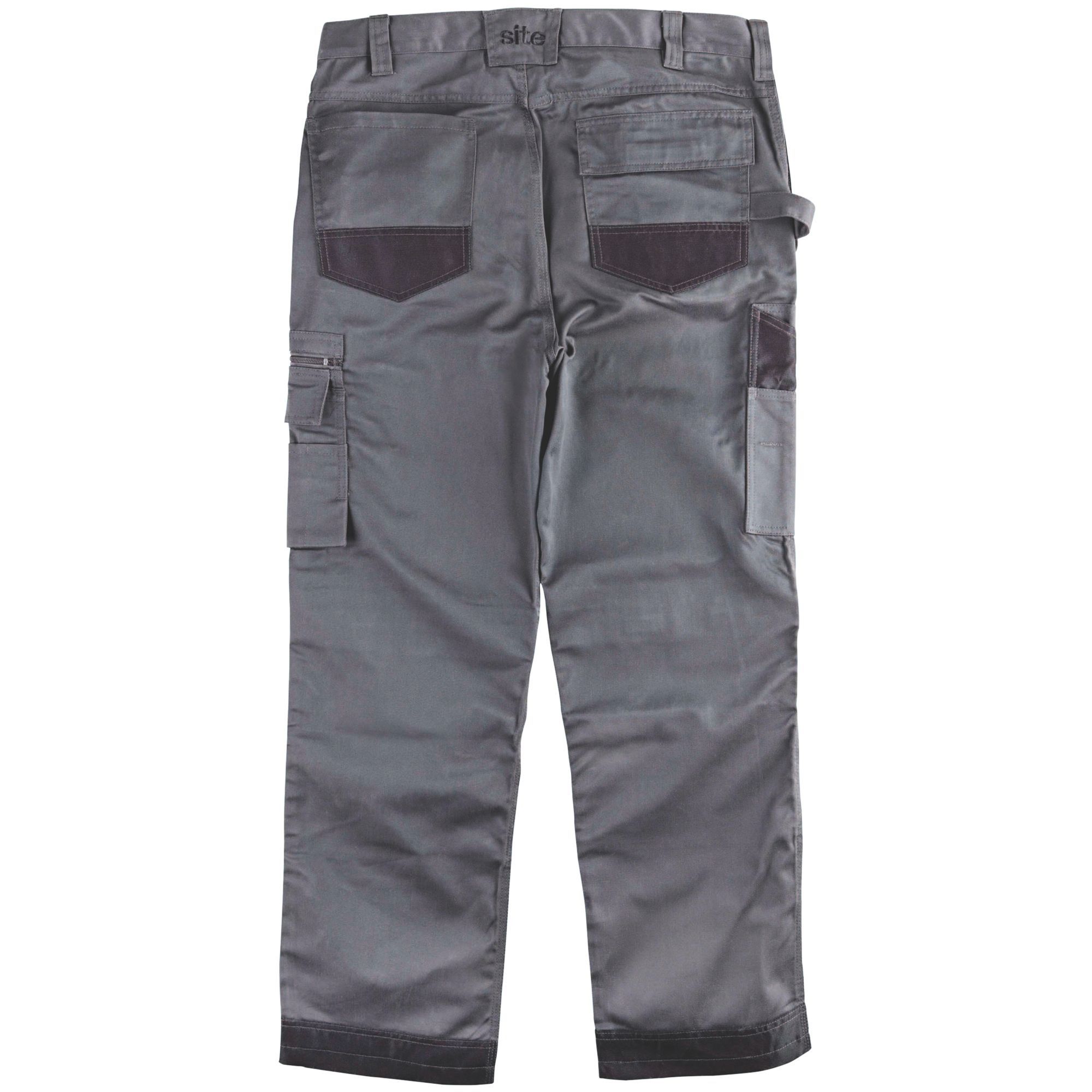 Site Jackal Grey/black Men's Trousers, W34" L34" Price Comparisons | Compare The Build