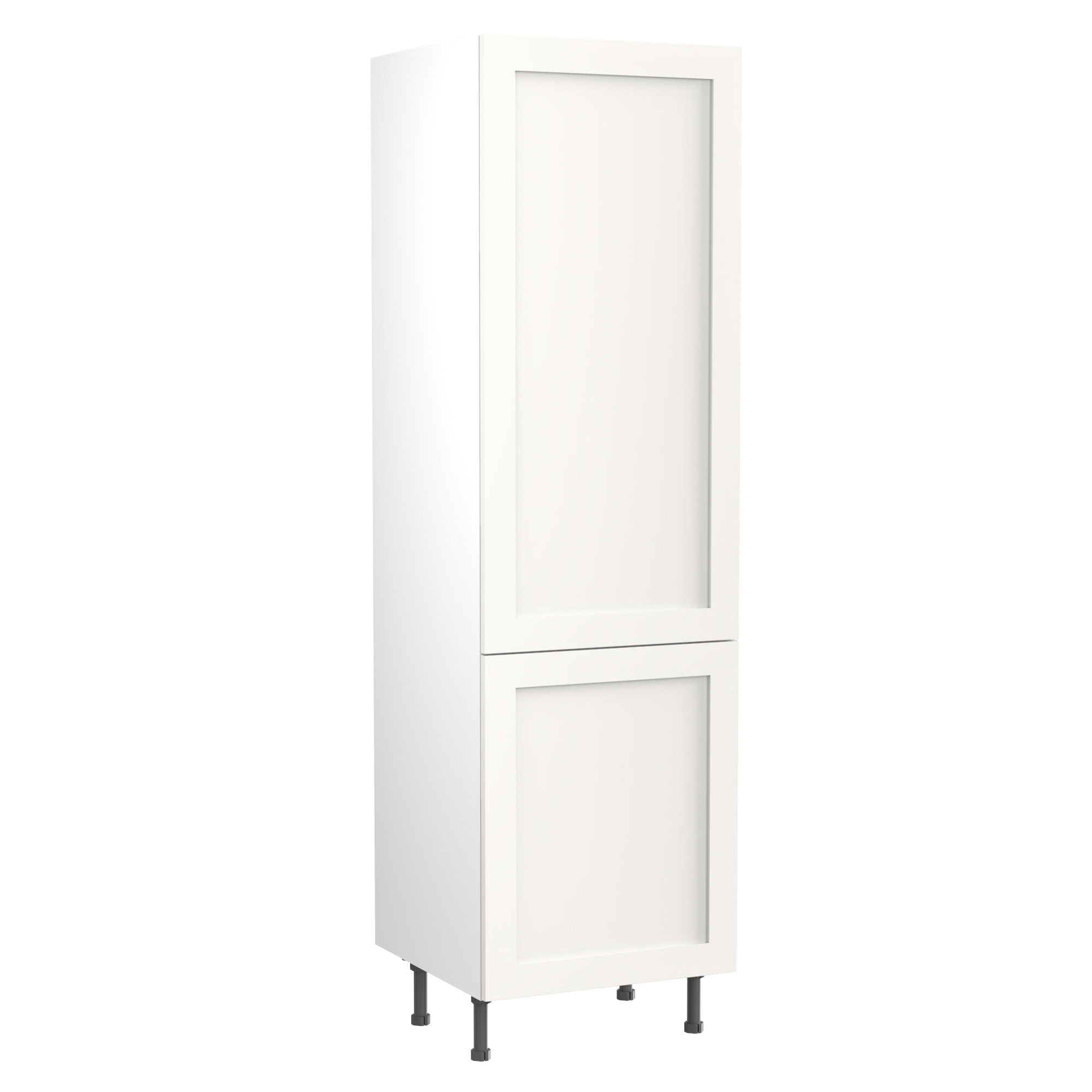 Flatpack Larder Unit Shaker Ultra Matt White 600mm - FKKH0534 Price Comparisons | Compare The Build