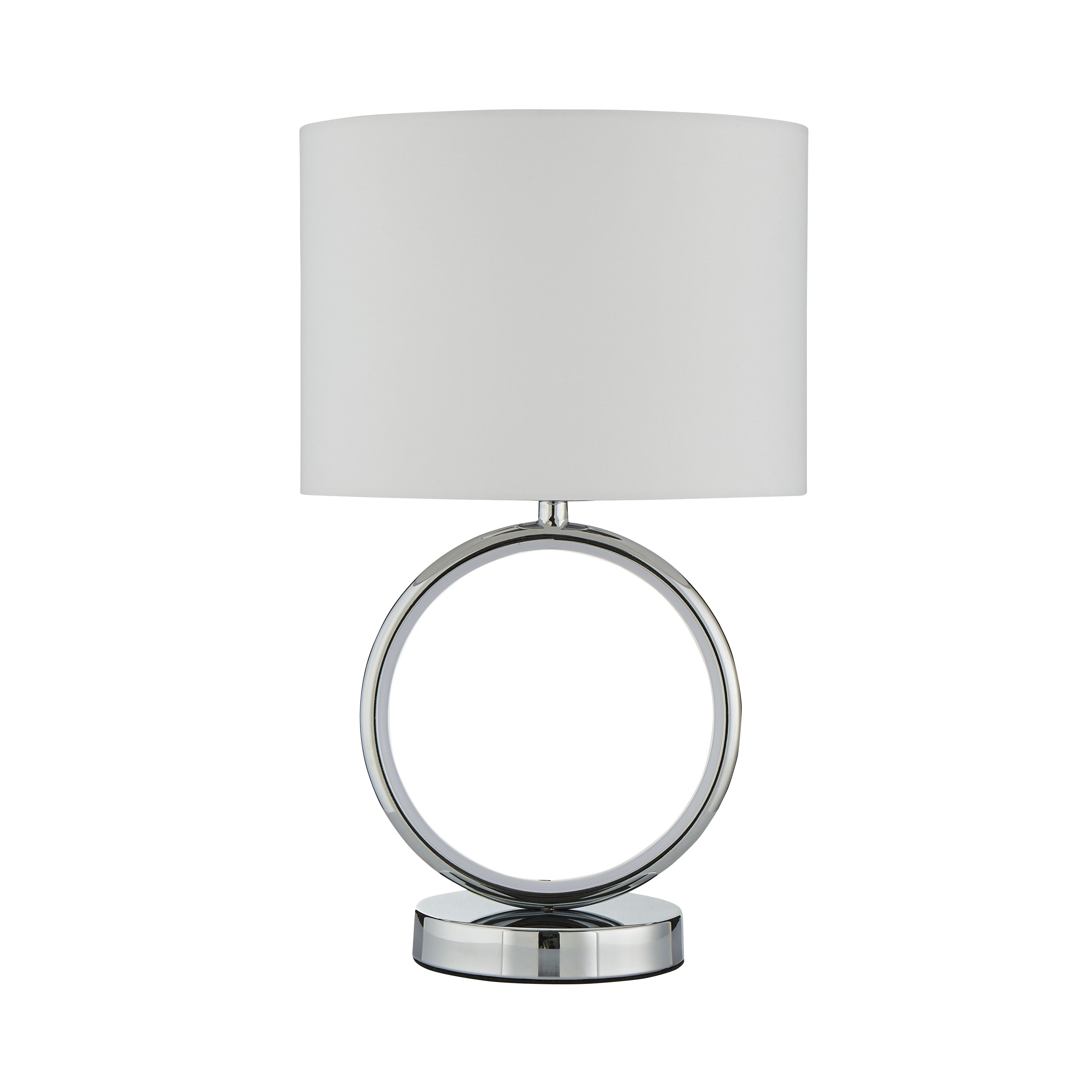 Inlight Apex Mirrored Chrome & White Led Circular Table Lamp Price Comparisons | Compare The Build