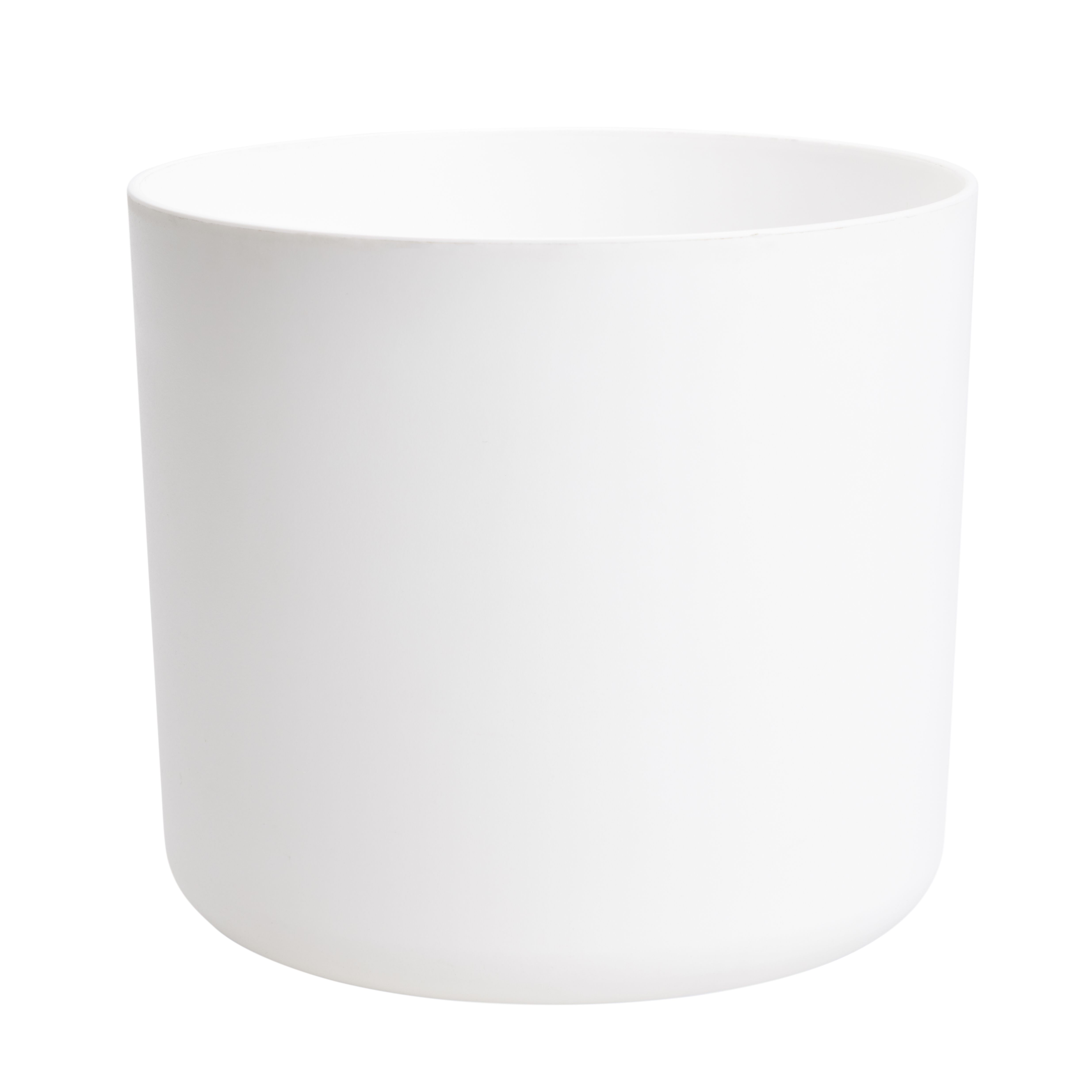 GoodHome White Plastic Circular Plant Pot (Dia)20.7Cm Price Comparisons | Compare The Build