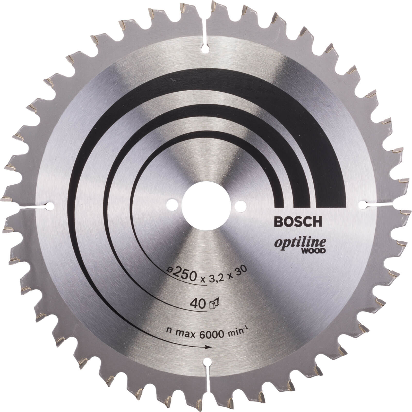 Bosch Optiline Wood Cutting Mitre Saw Blade 250mm 40T 30mm Price Comparisons | Compare The Build