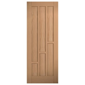 LPD Internal Coventry 6 Panel Pre-Finished Oak Solid Core Door - 838 x 1981mm Price Comparisons | Compare The Build