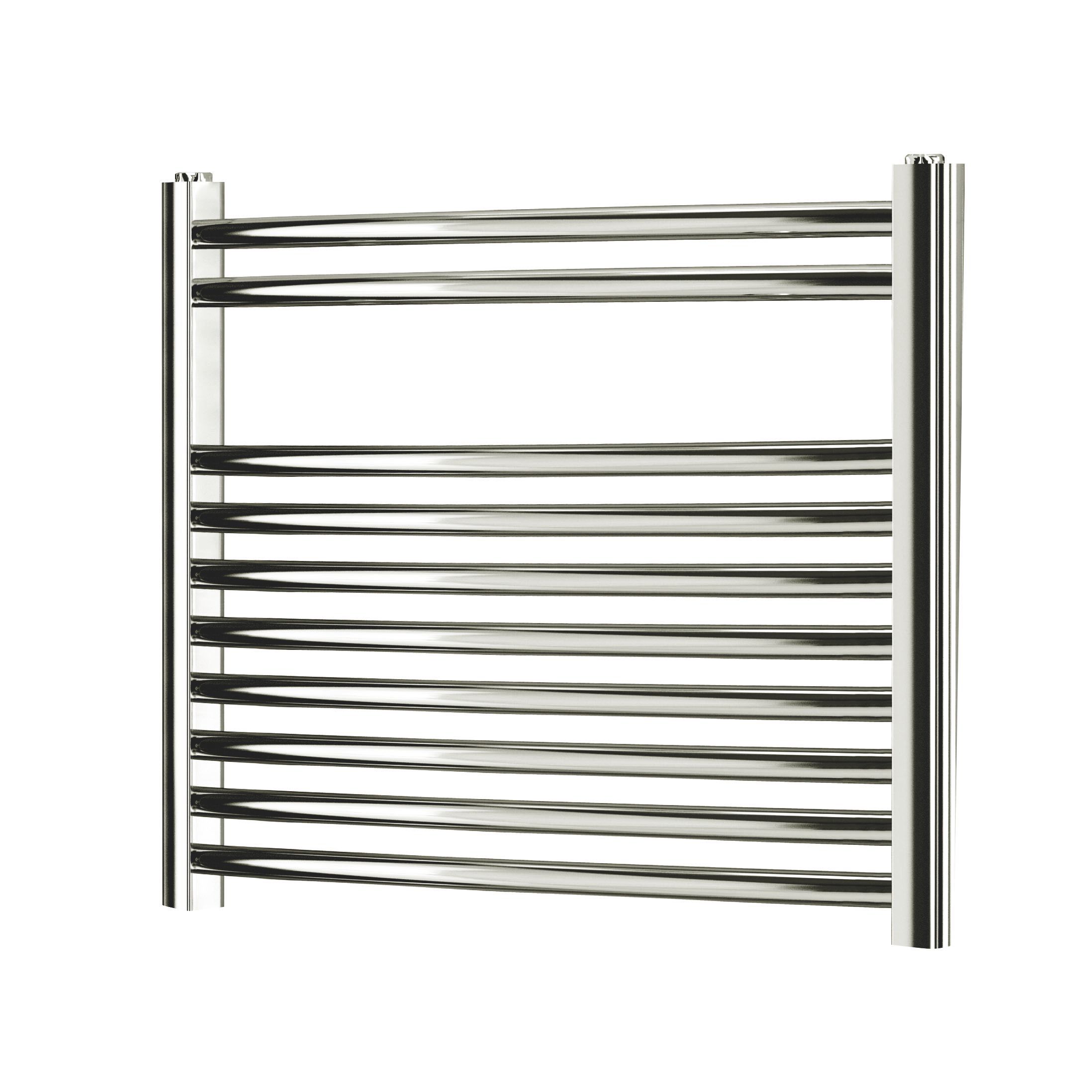 Blyss 176W Curved Electric Chrome Towel Warmer (H)500mm (W)550mm | Compare The Build