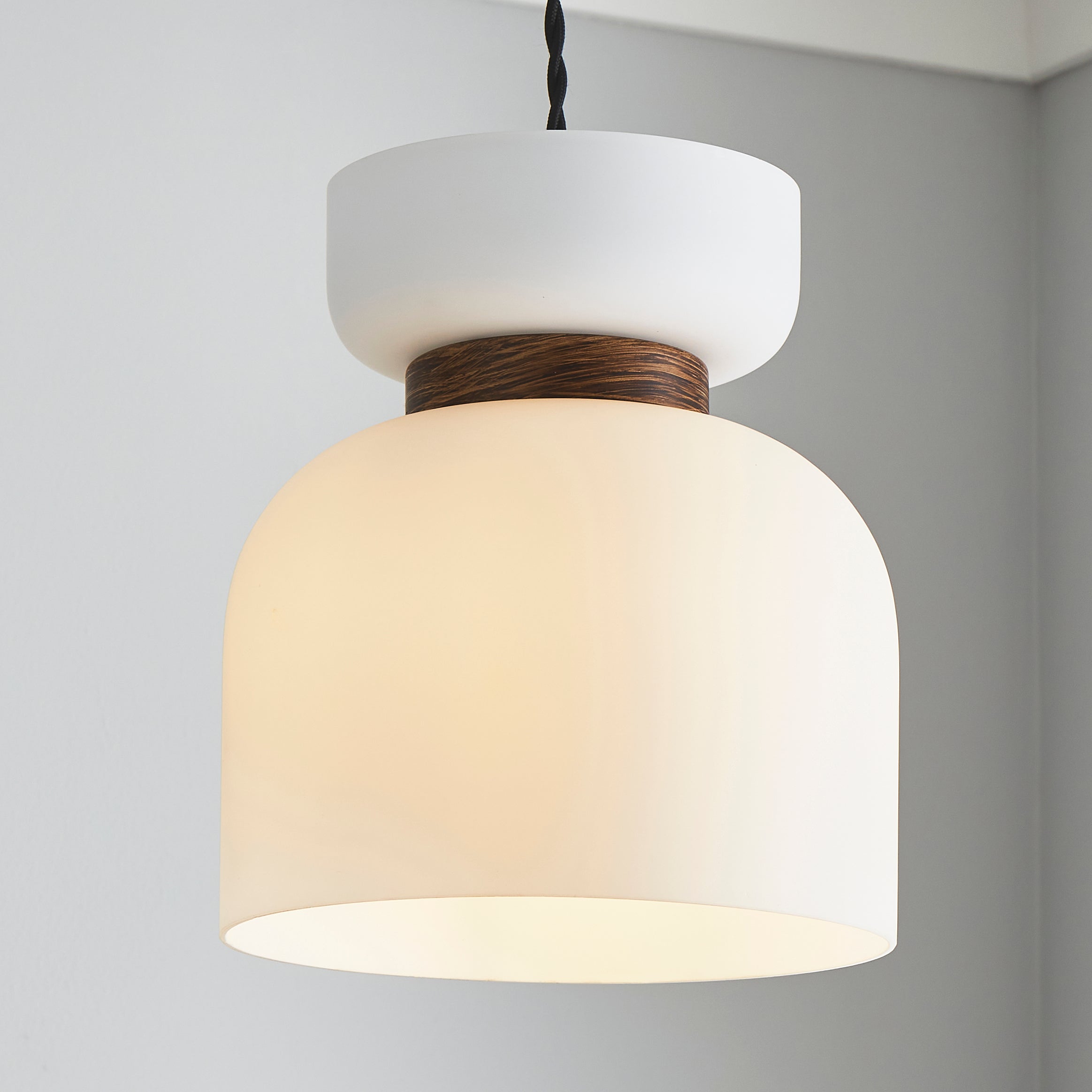 Tien Walnut Easyfit Pendant Brown Price Comparisons | Compare The Build