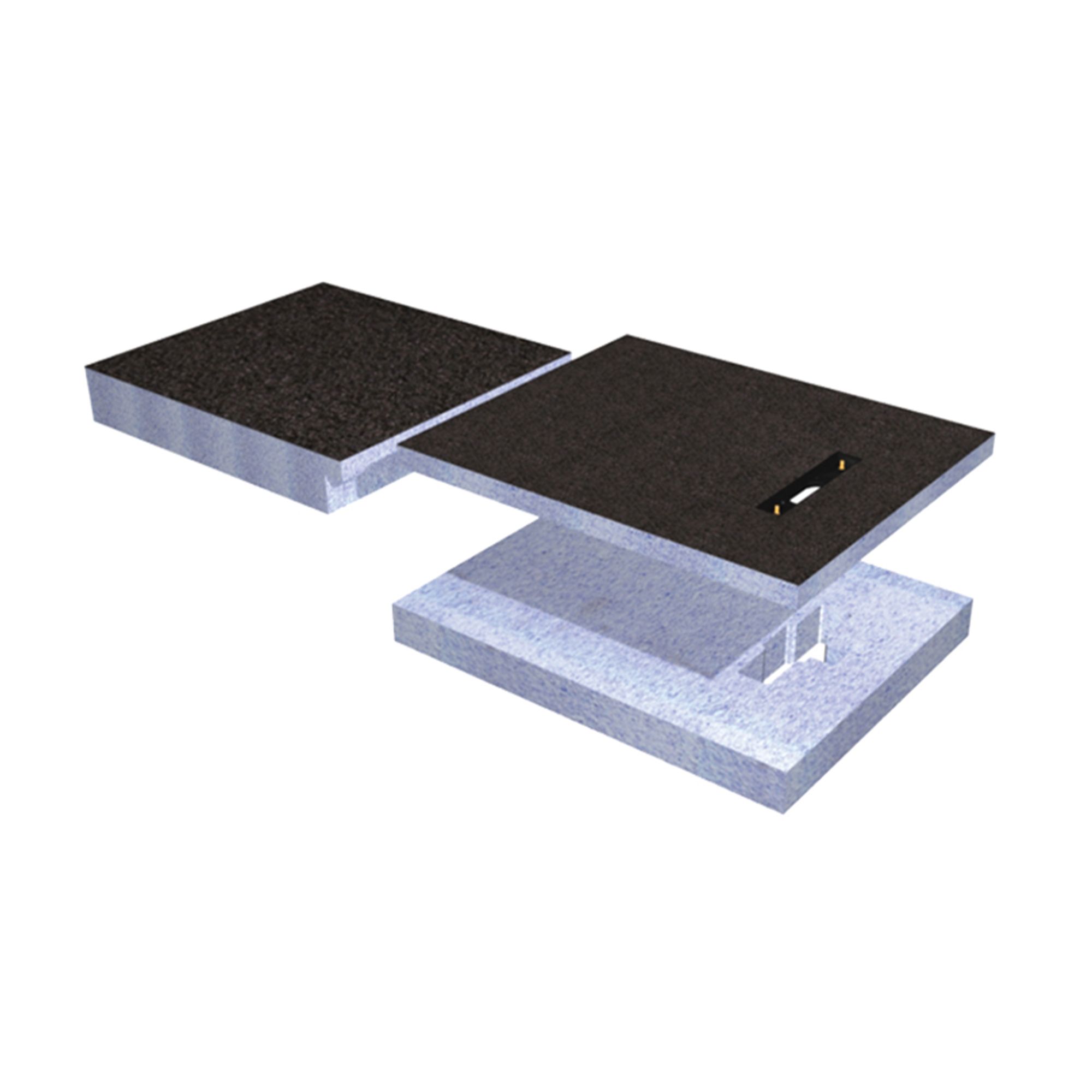 Aquadry Rectangular End Drain Shower Tray & Riser Kit (L)1850mm (W)750mm (H)140mm Price Comparisons | Compare The Build